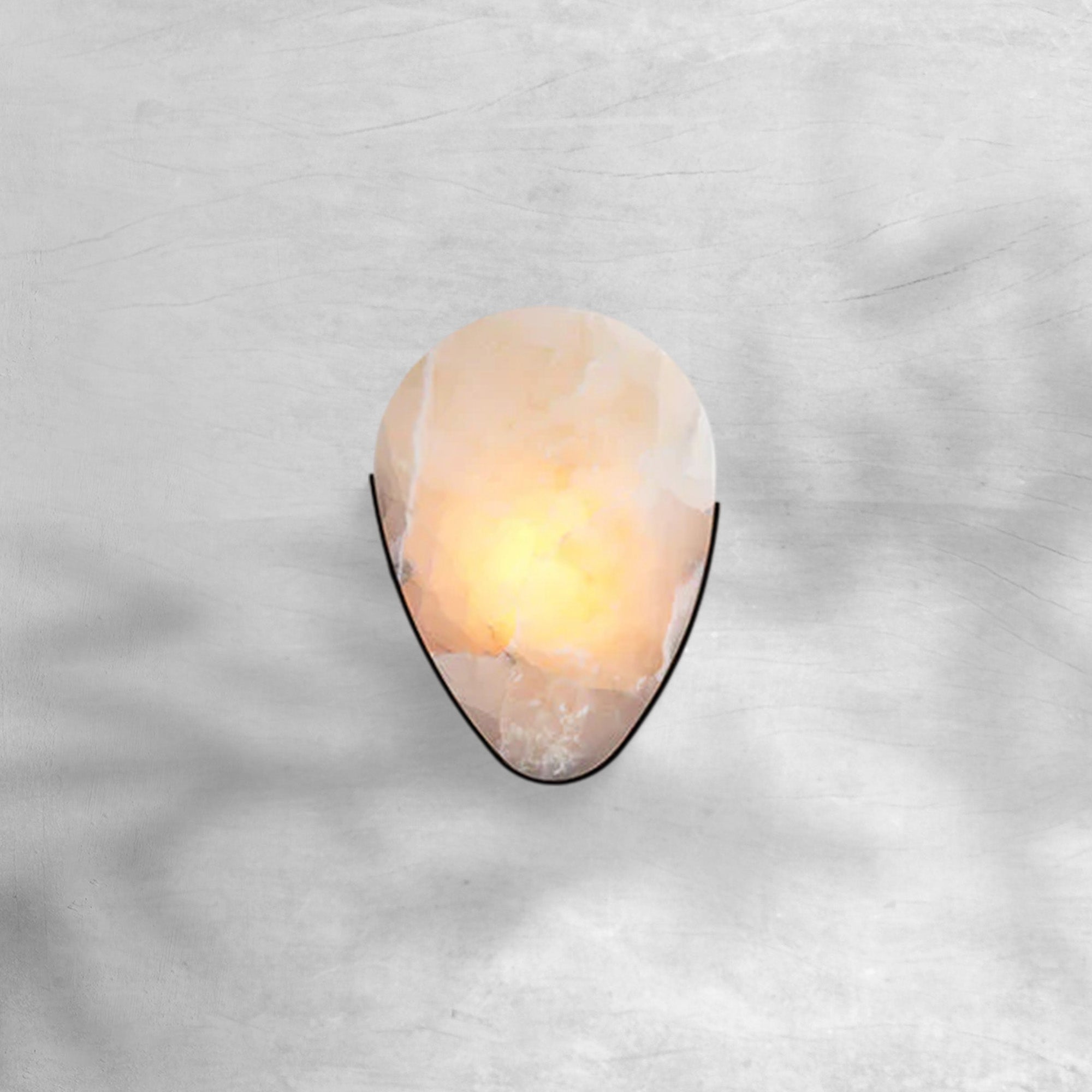 Braden Alabaster Minimalist Wall Sconce