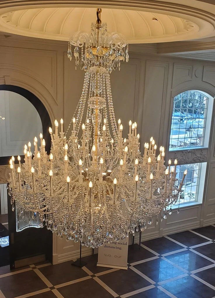 Classic Crystal 60/ 72/ 90 Lights Chandelier