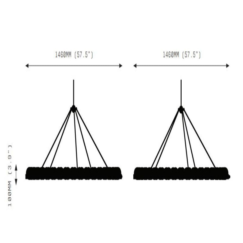 Natural Alabaster Suter Chandelier