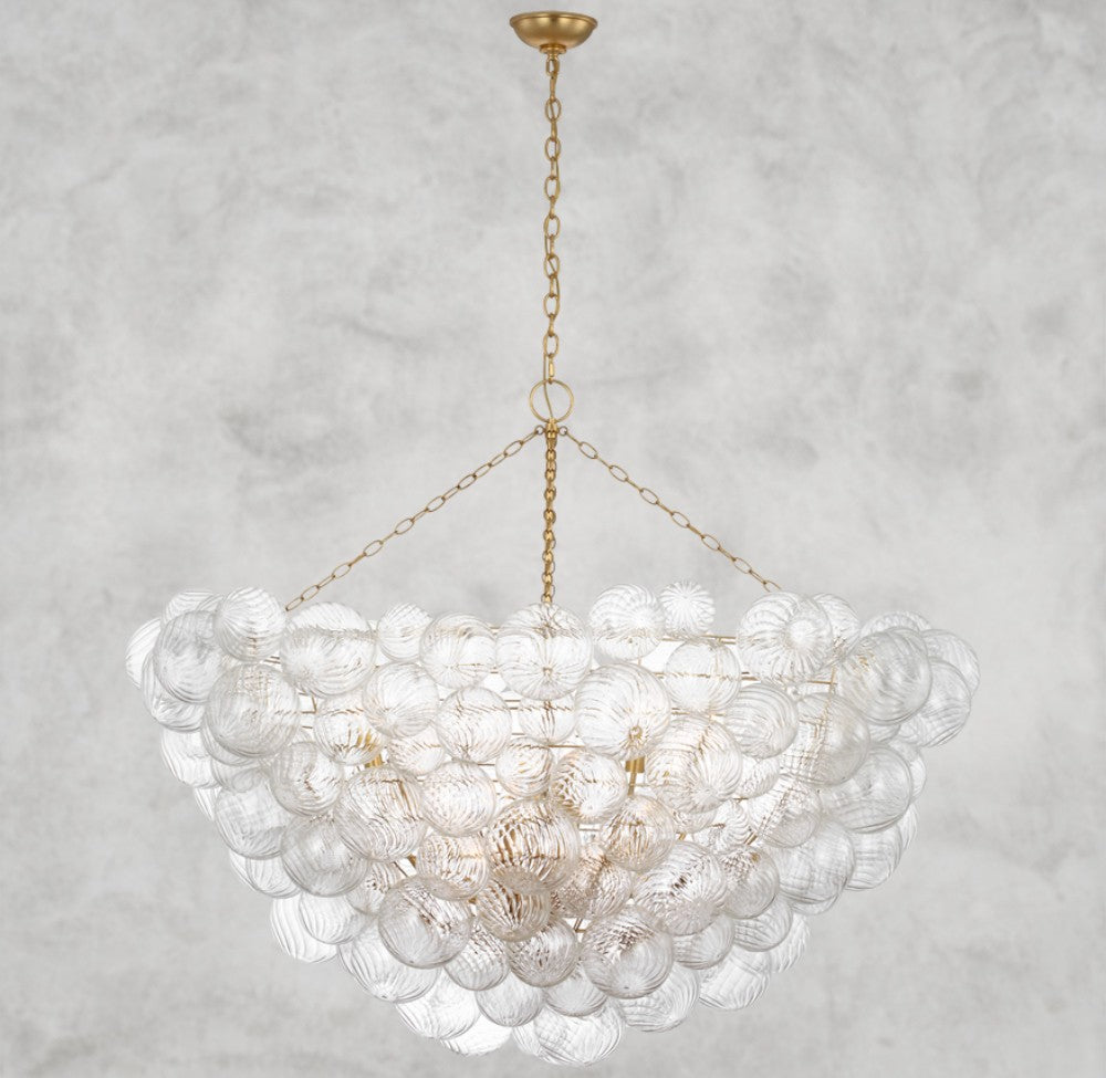 Tera Round Glass Chandelier 46", 56", 66"