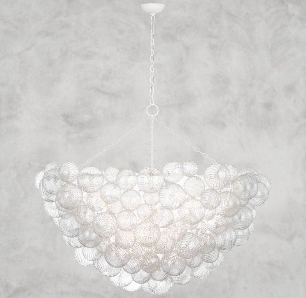 Tera Round Glass Chandelier 46", 56", 66"
