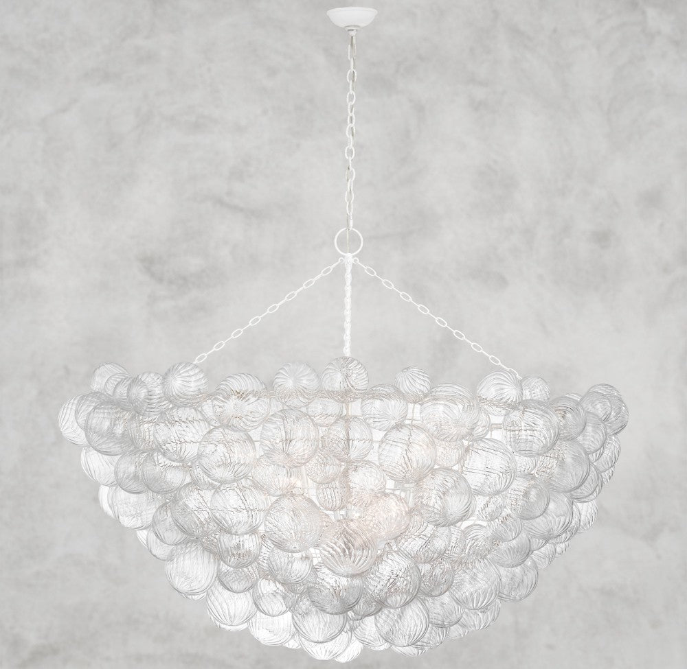 Tera Round Glass Chandelier 46", 56", 66"