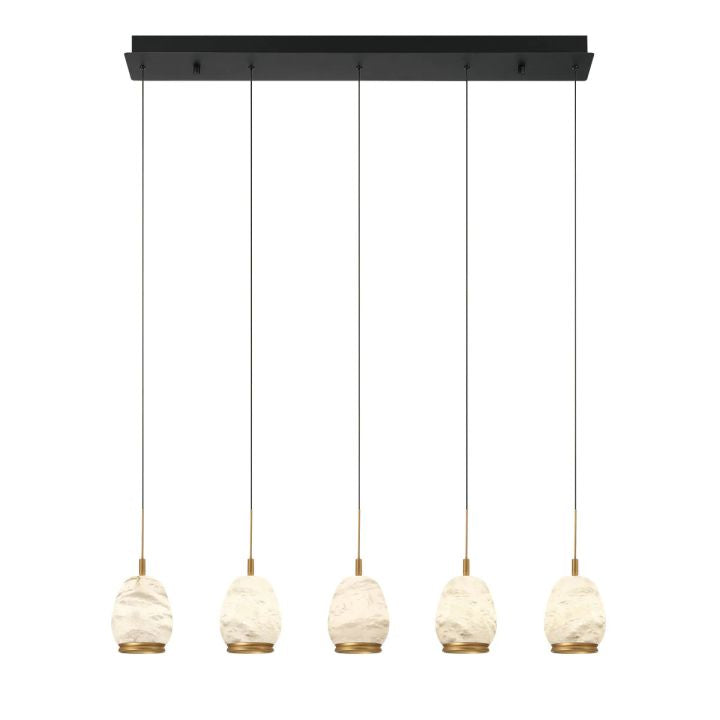 Alabaster Linear LED Chandelier