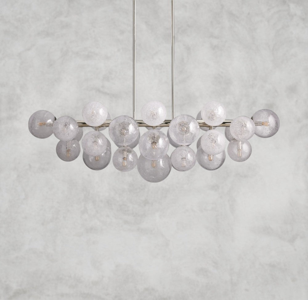 Mandoza Linear Glass Chandelier