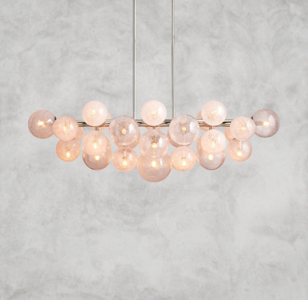 Mandoza Linear Glass Chandelier