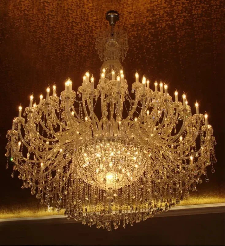 Classic Crystal 60/ 72/ 90 Lights Chandelier