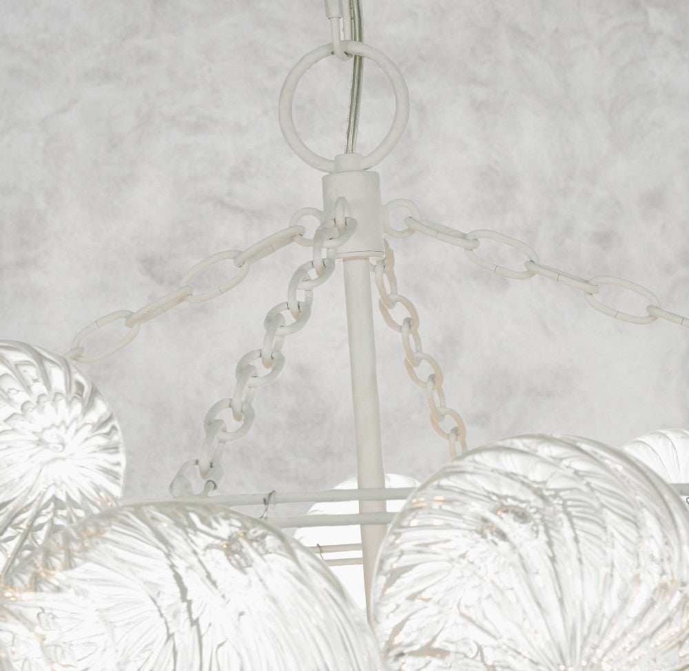 Tera Round Glass Chandelier 46", 56", 66"