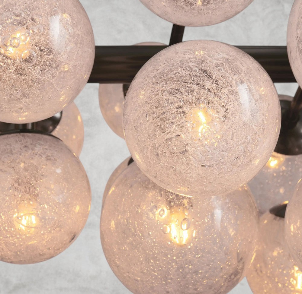 Mandoza Linear Glass Chandelier