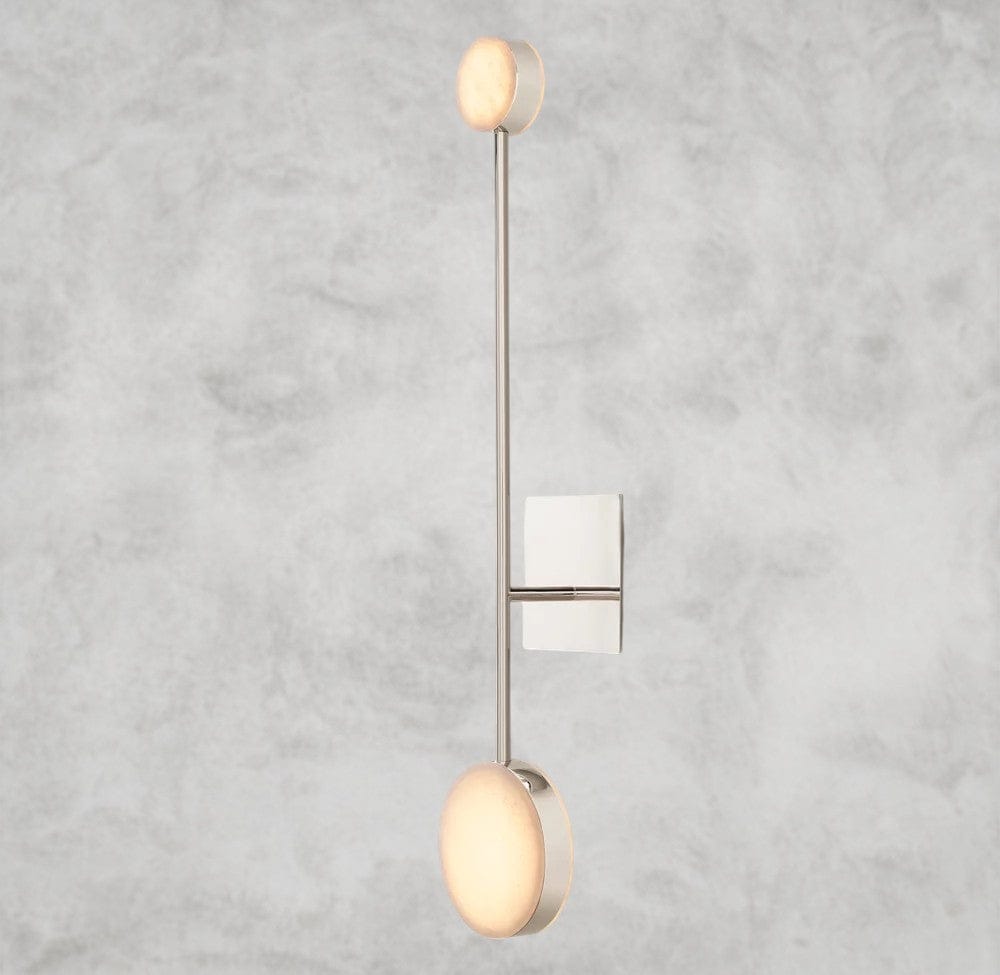 28" / Nickle Alexander Sconce 18", 28"