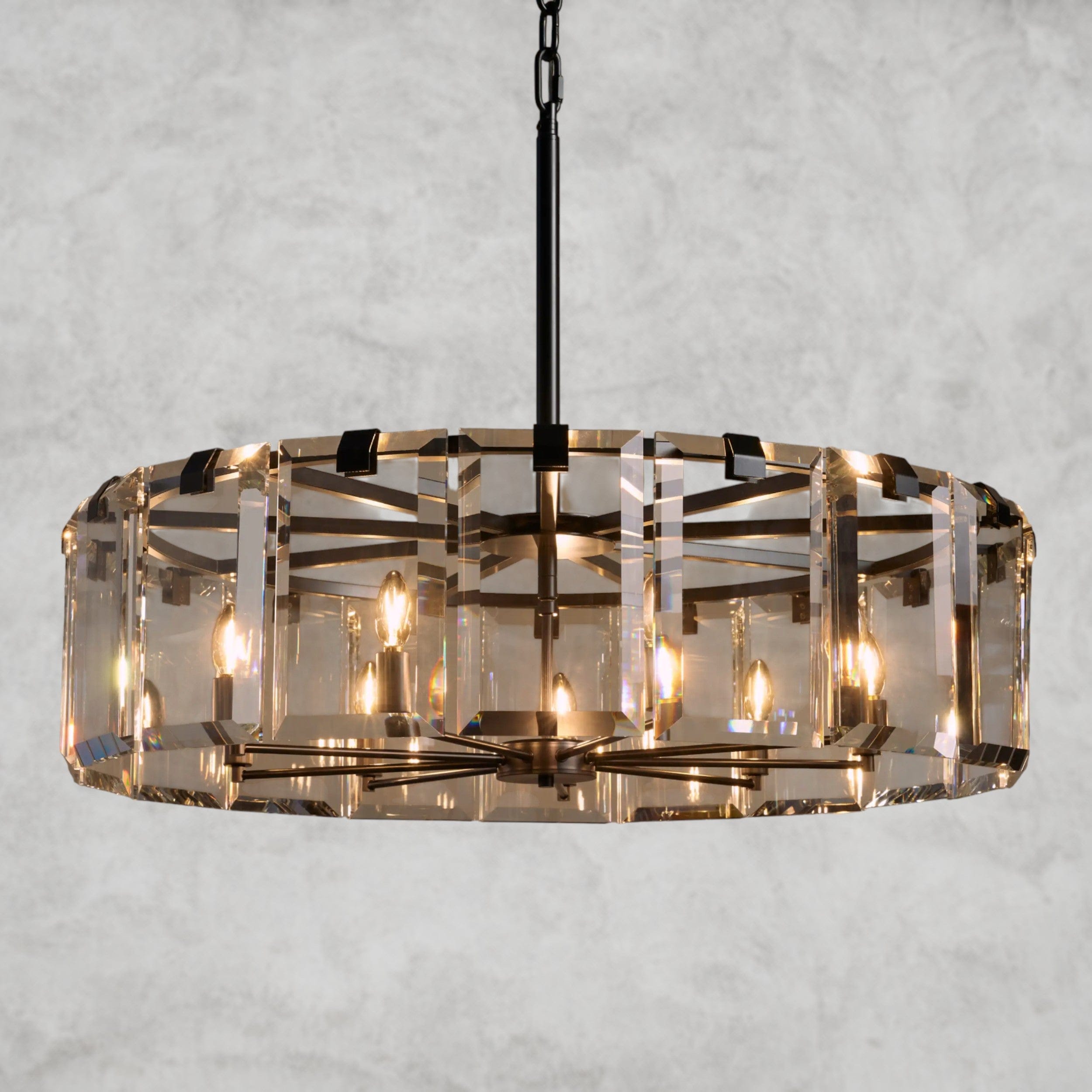 38" / Bronze Amaya Round Chandelier 21.5", 30", 38", 48"