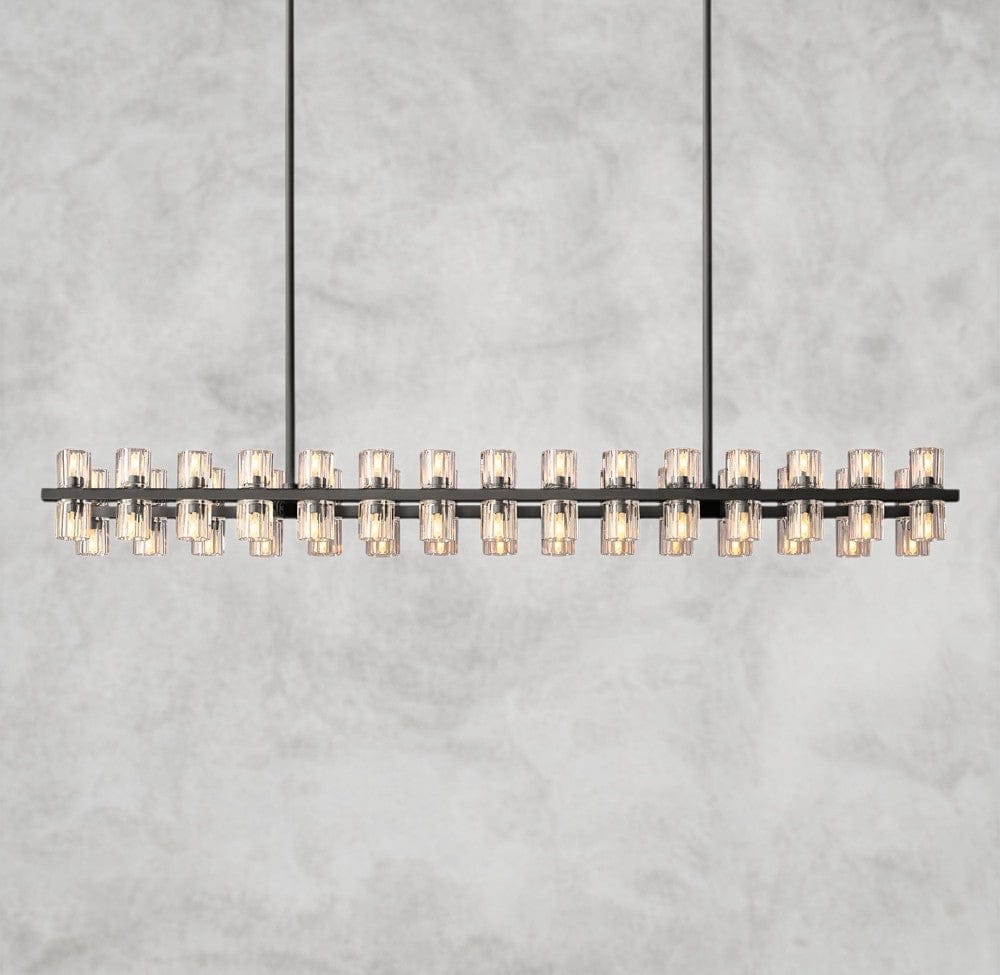 54" / Bronze Arcachon LED Rectangular Chandelier 54", 72"