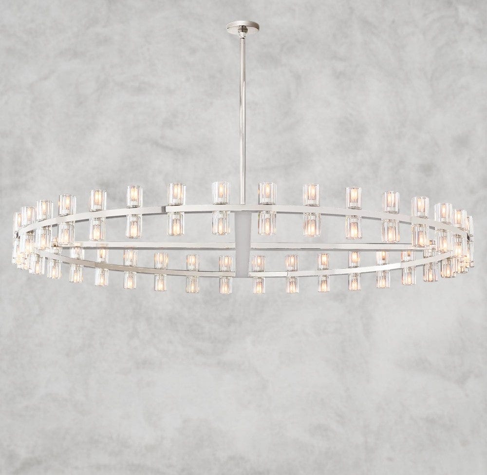 60" / Nickel Arcachon LED Round Chandelier 36", 48", 60"
