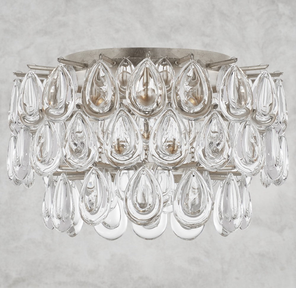 Leilie Crystal Flush Mount 15", 19", 25"