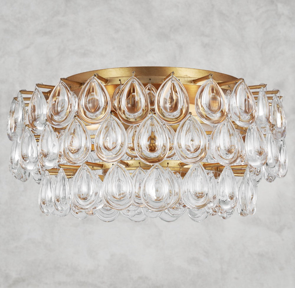 Leilie Crystal Flush Mount 15", 19", 25"