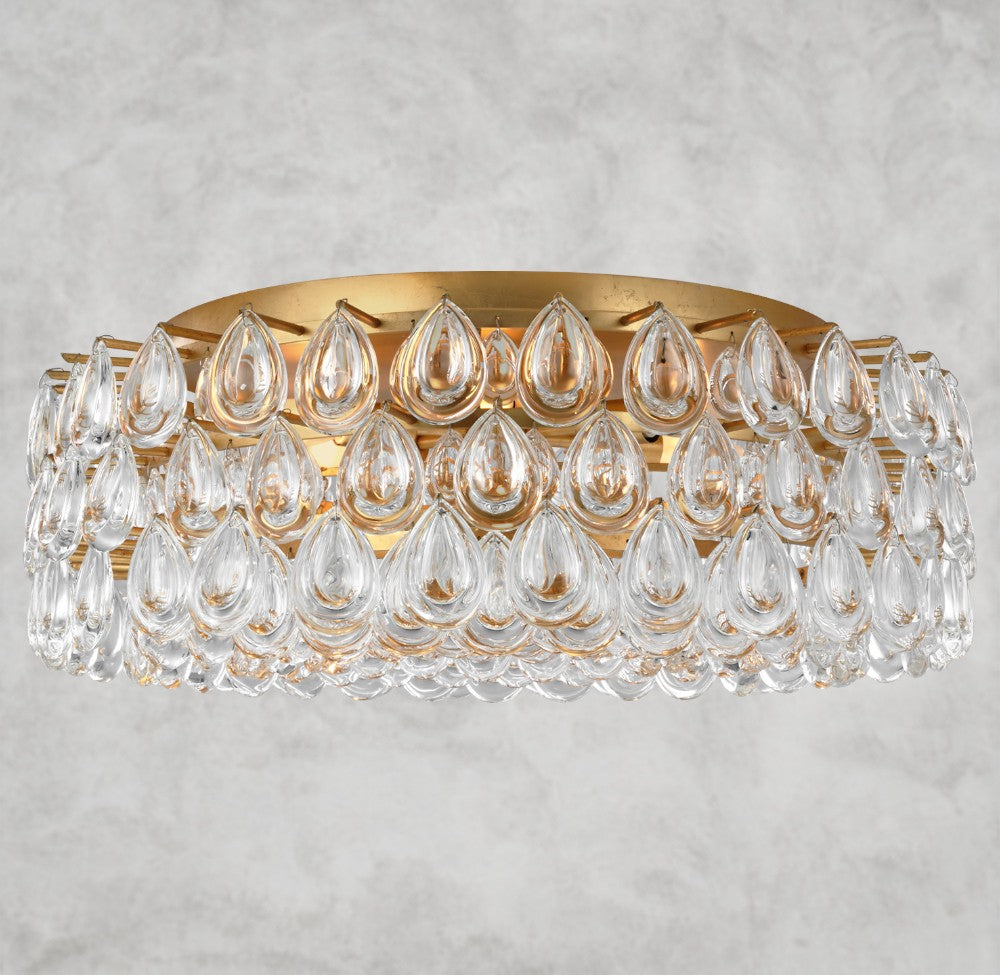 Leilie Crystal Flush Mount 15", 19", 25"