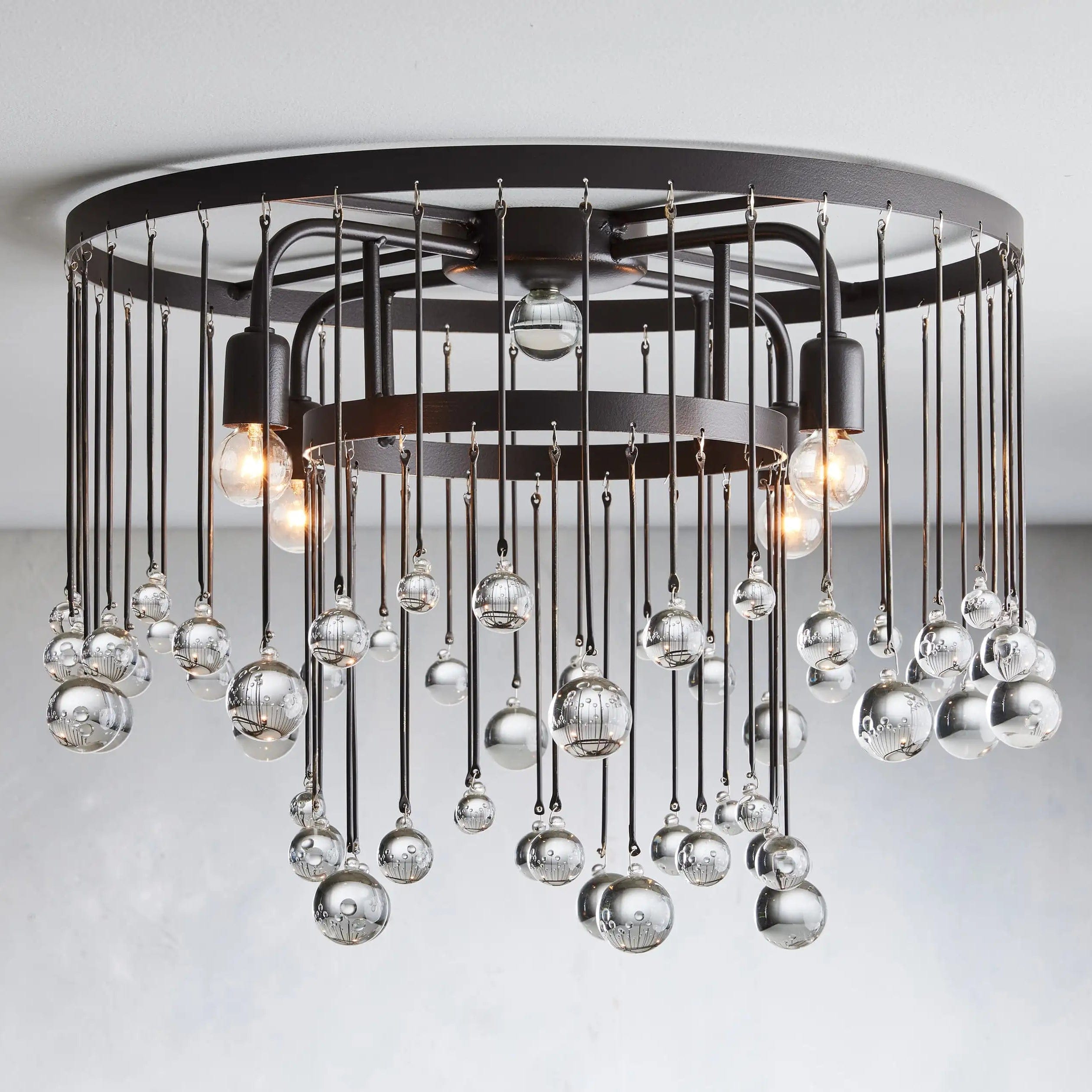 Bronze Aubrey Flush Mount