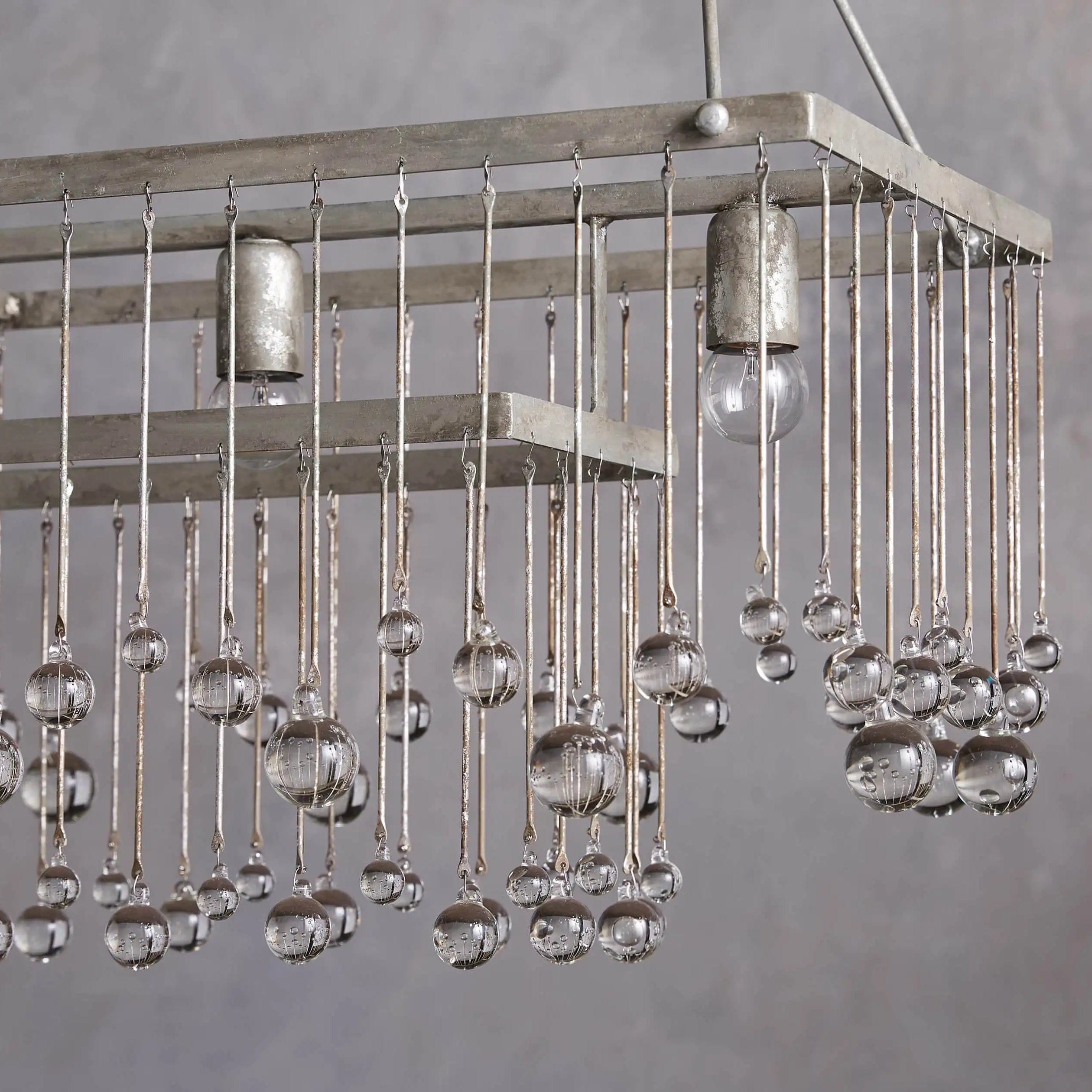 Aubrey Rectangular Chandelier 47", 60"