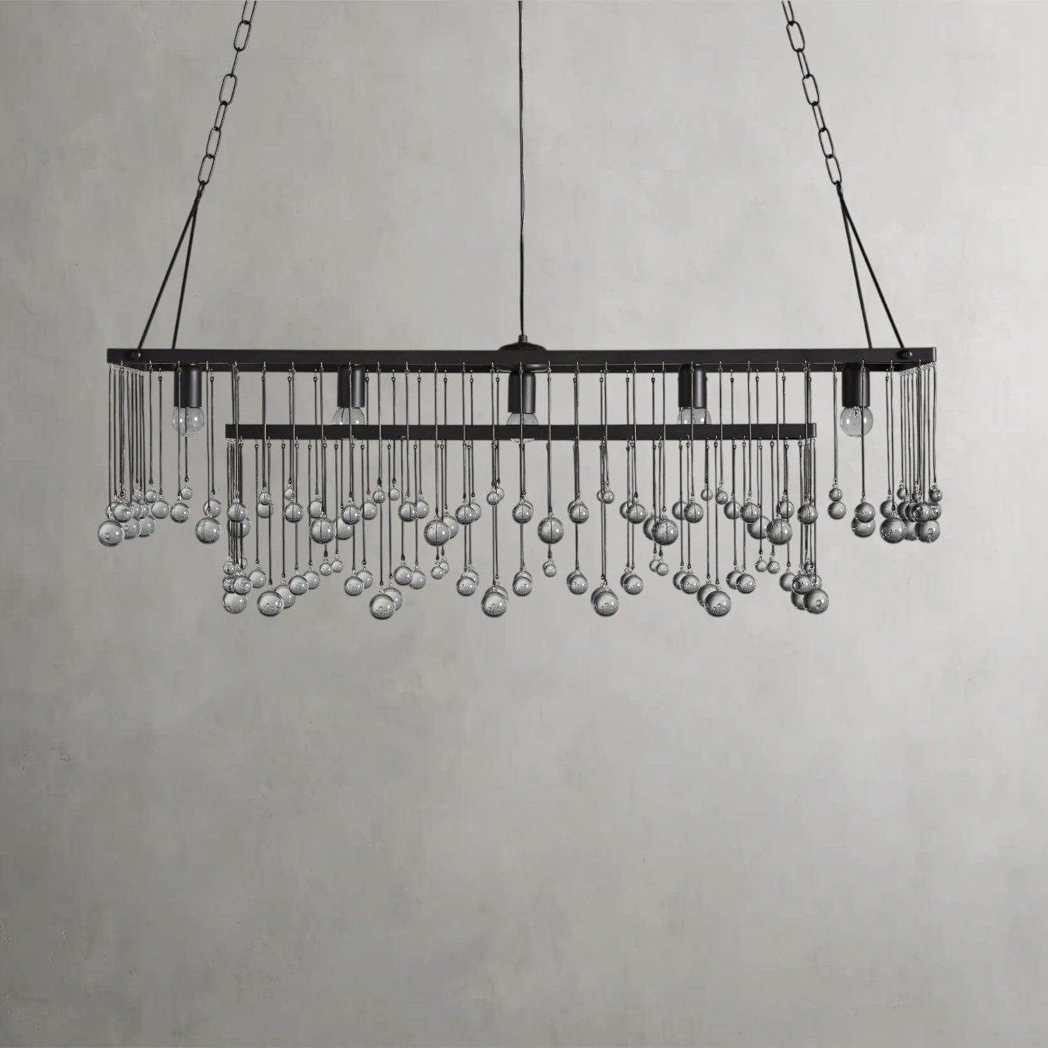 Aubrey Rectangular Chandelier 47", 60"