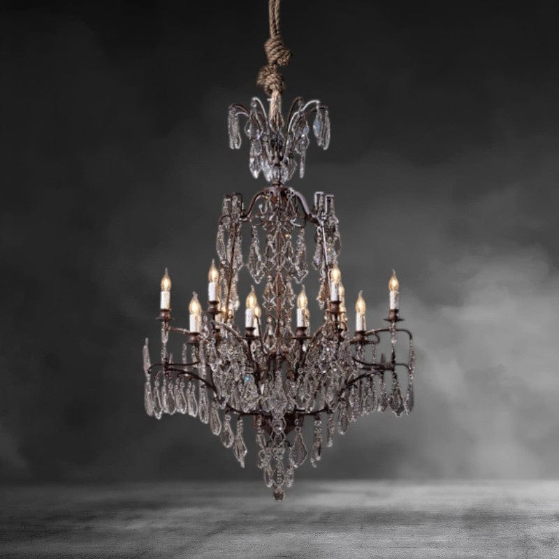 Baroque Large Crystal Chandelier