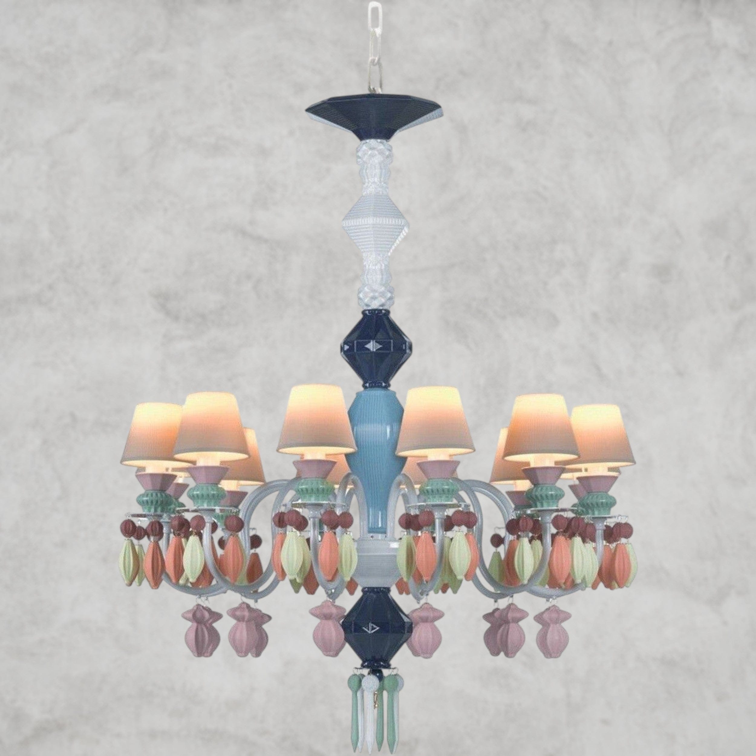 Multicolor Belle De Nuit 12-Lights Chandelier