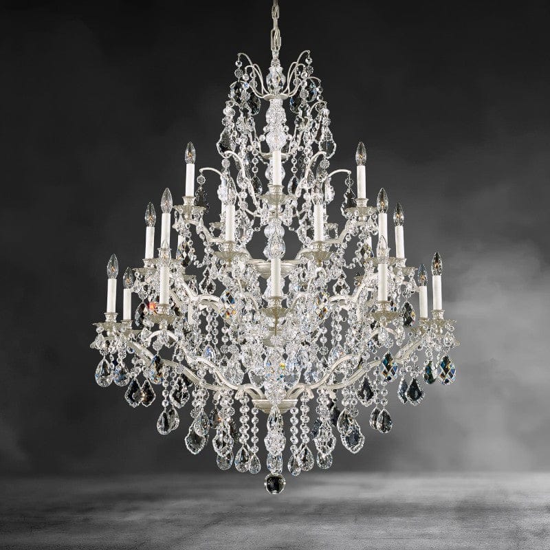 Heirloom Gold Bordeaux Crystal Chandelier 40"
