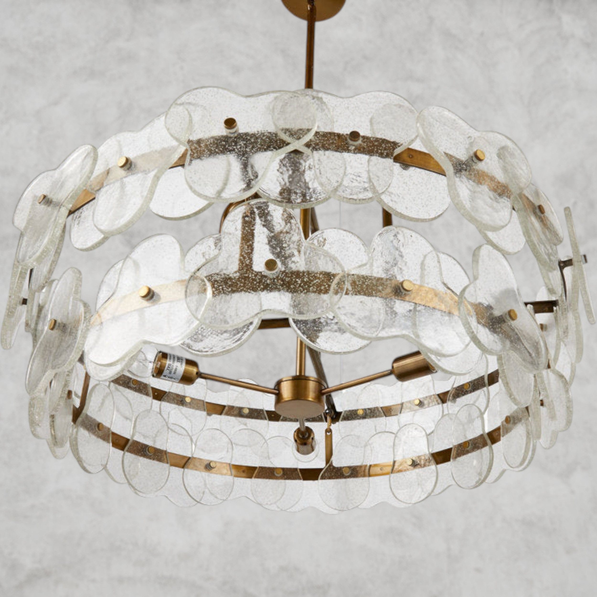Cascade Glass Chandelier