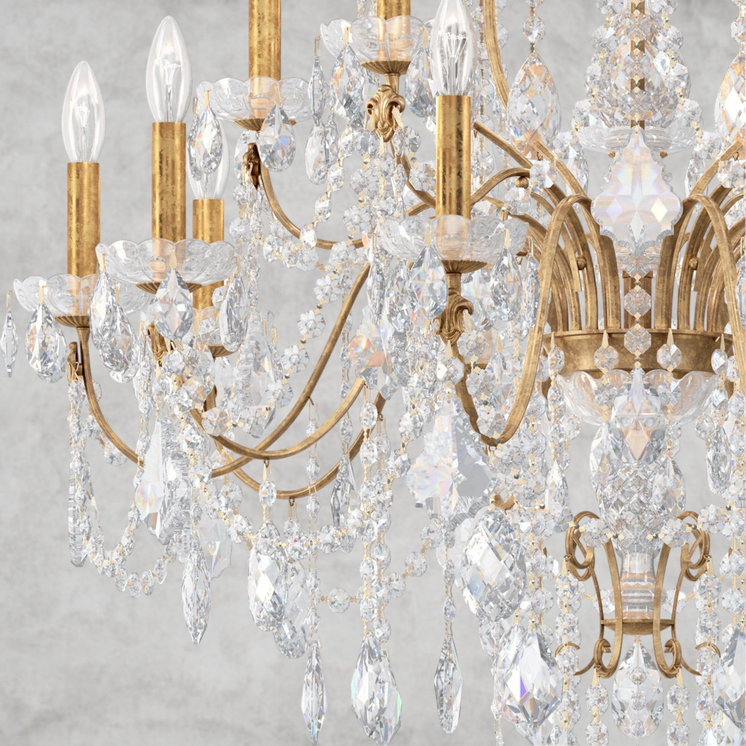 Coinora Century Chandelier 37"