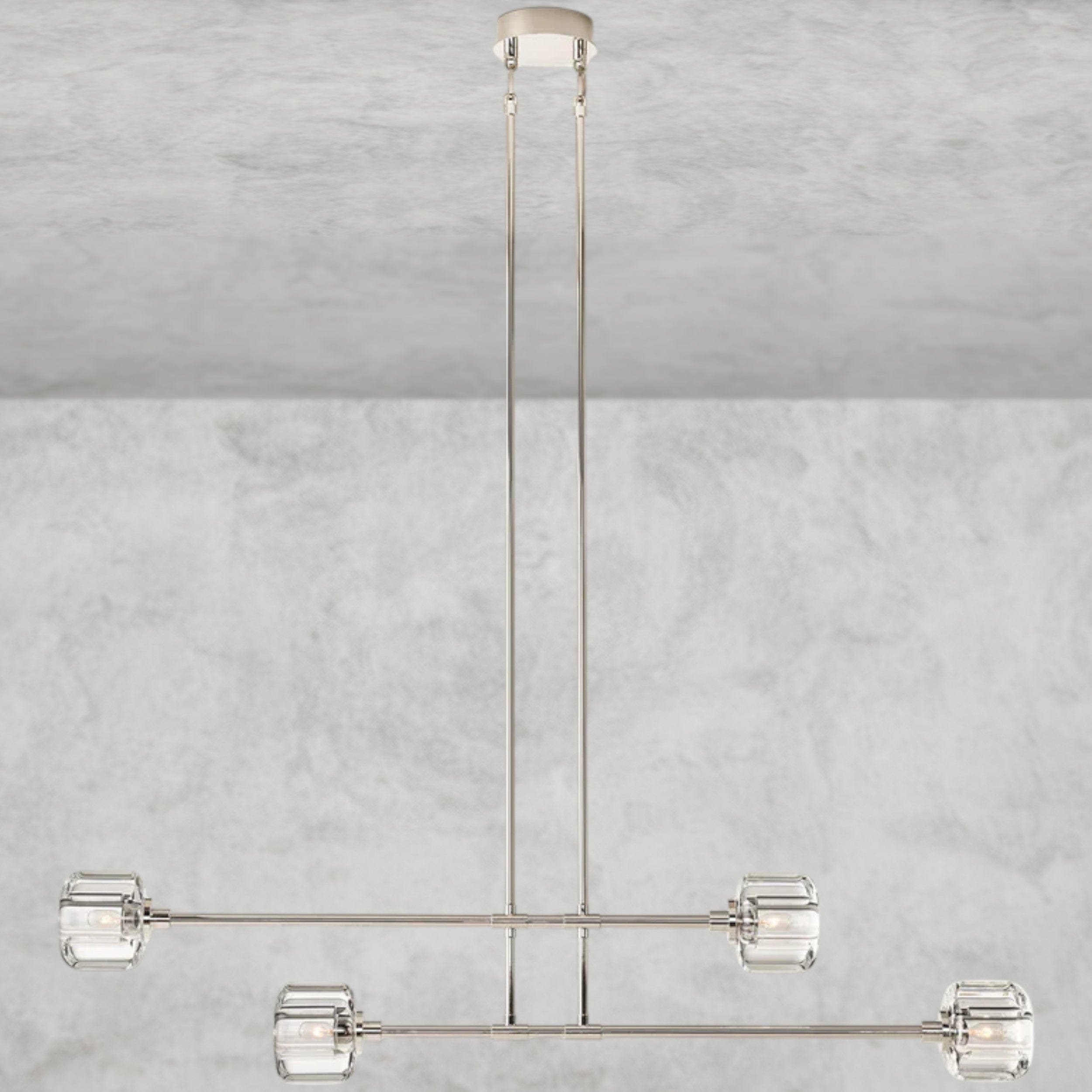 54" / Nickle Demaret Mobile Linear Chandelier 54", 72"