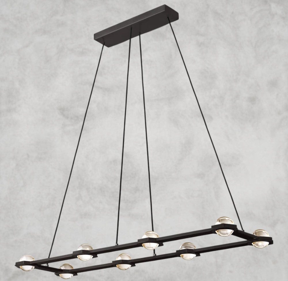 Éclatant Rectangular Chandelier 54", 72"