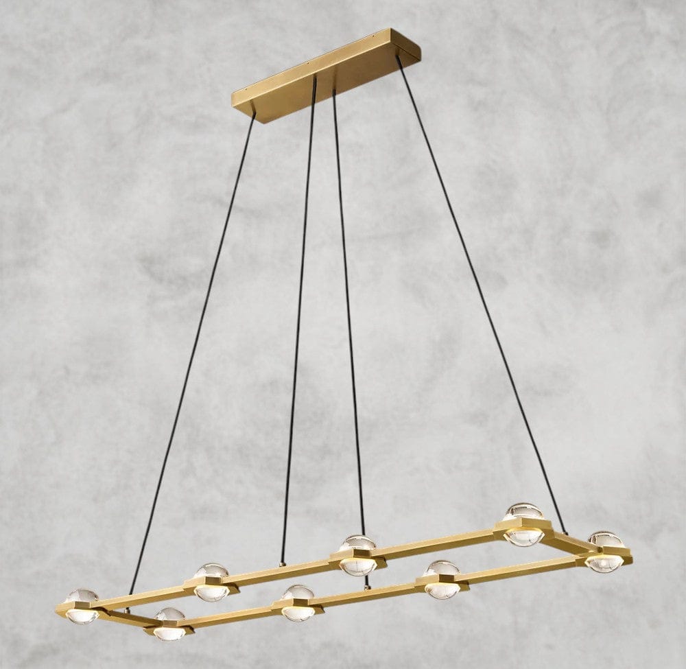 Éclatant Rectangular Chandelier 54", 72"