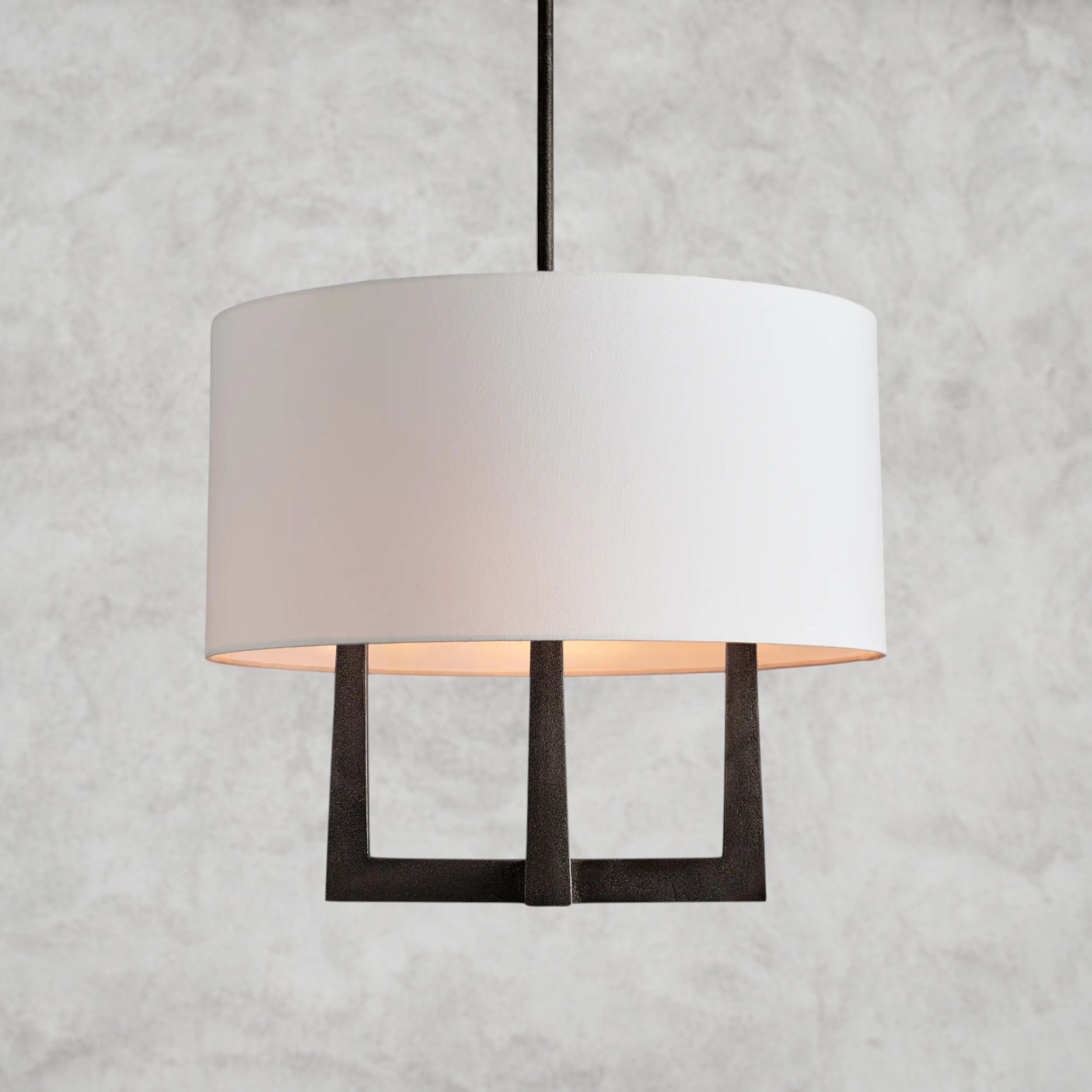 Bronze Emmet Shaded Chandelier