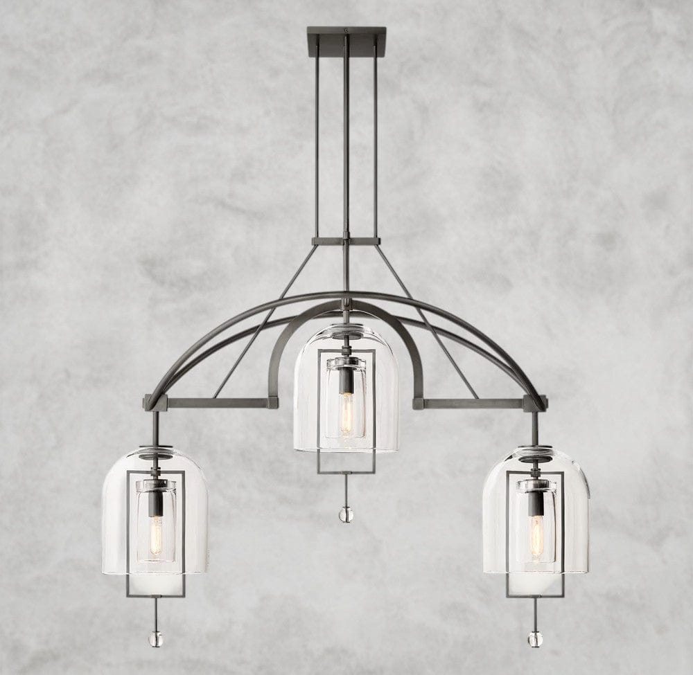 48" / Bronze Fulcrum Linear Chandelier 48", 60"