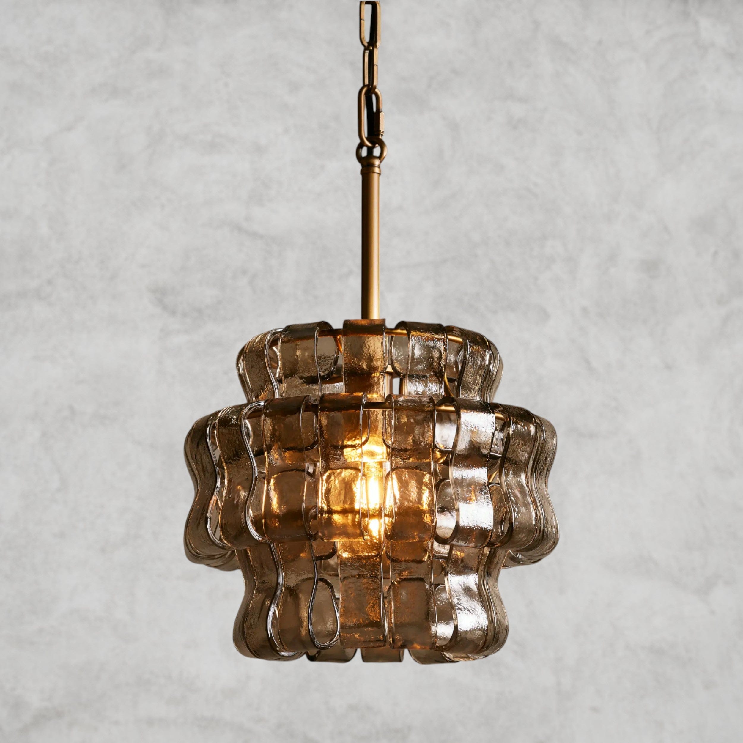 Brass / Smoke Ghiaccio Pendant