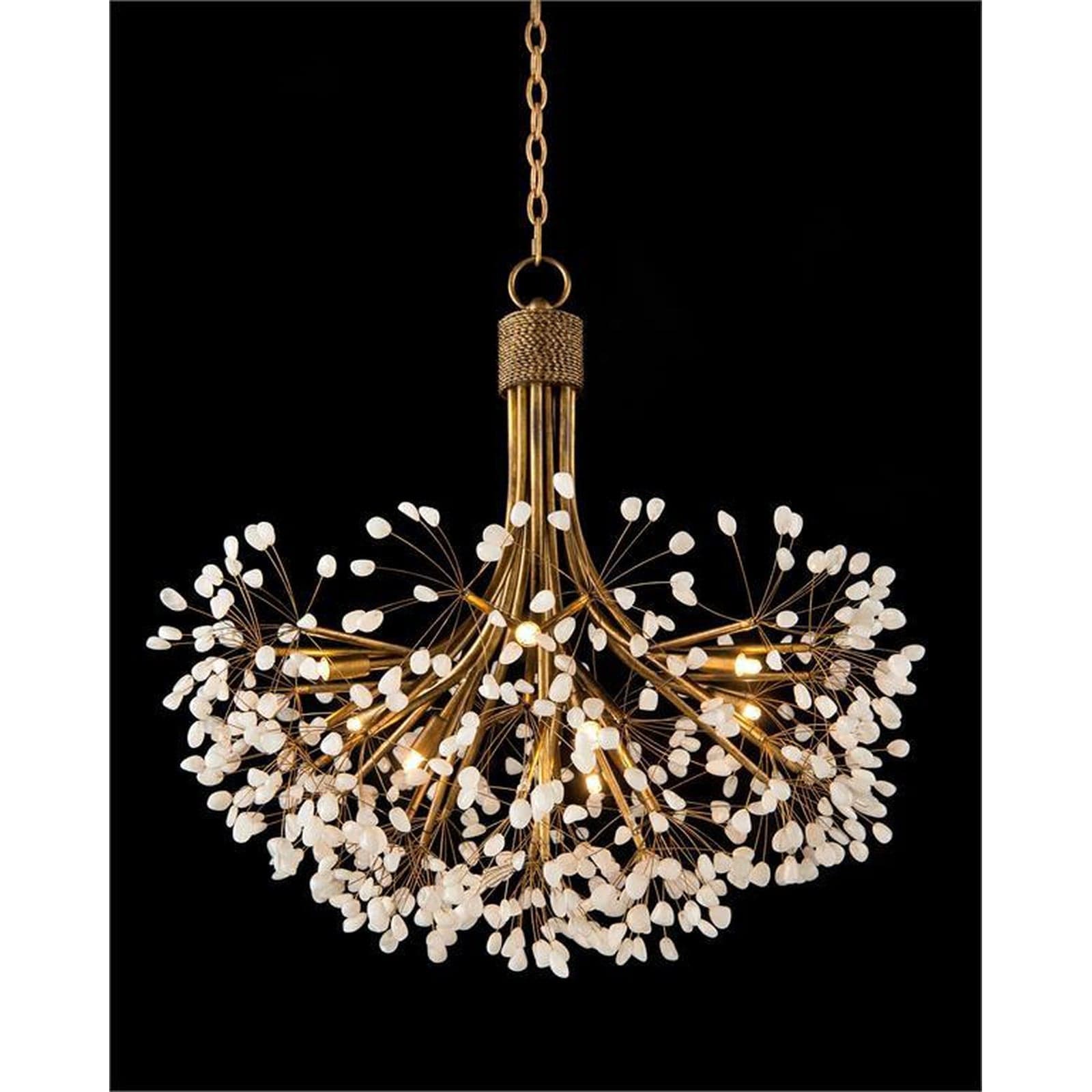 Gustara Quartz Nine-Light Chandelier