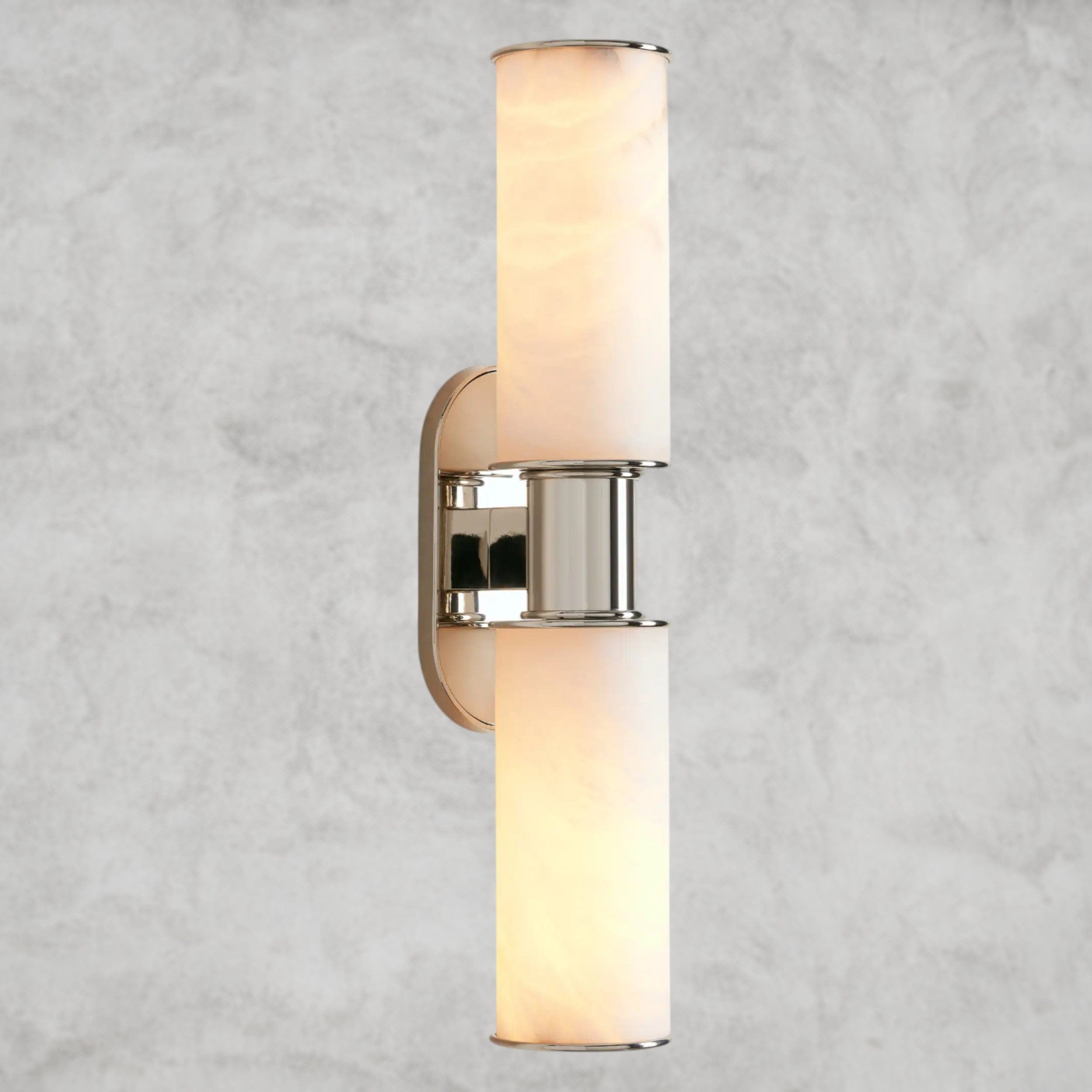 Nickle Harlin Double Sconce in Alabaster