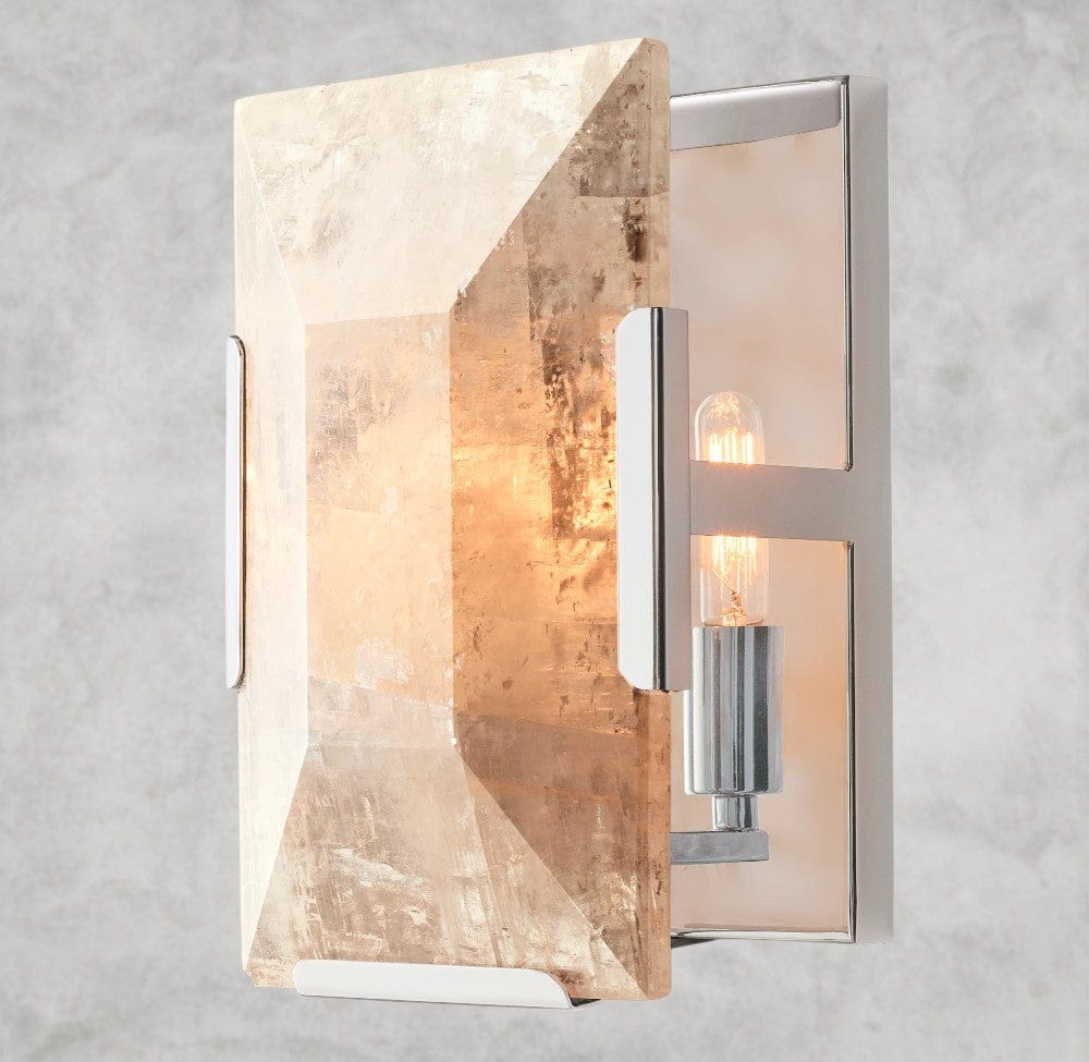 Nickle Harlow Calcite Sconce