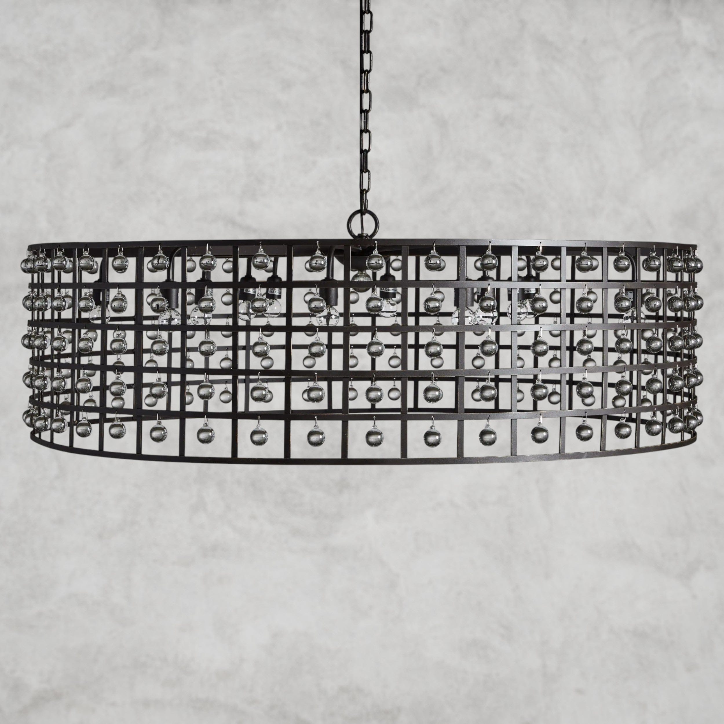 La Cage Round Chandelier 6", 8", 12"