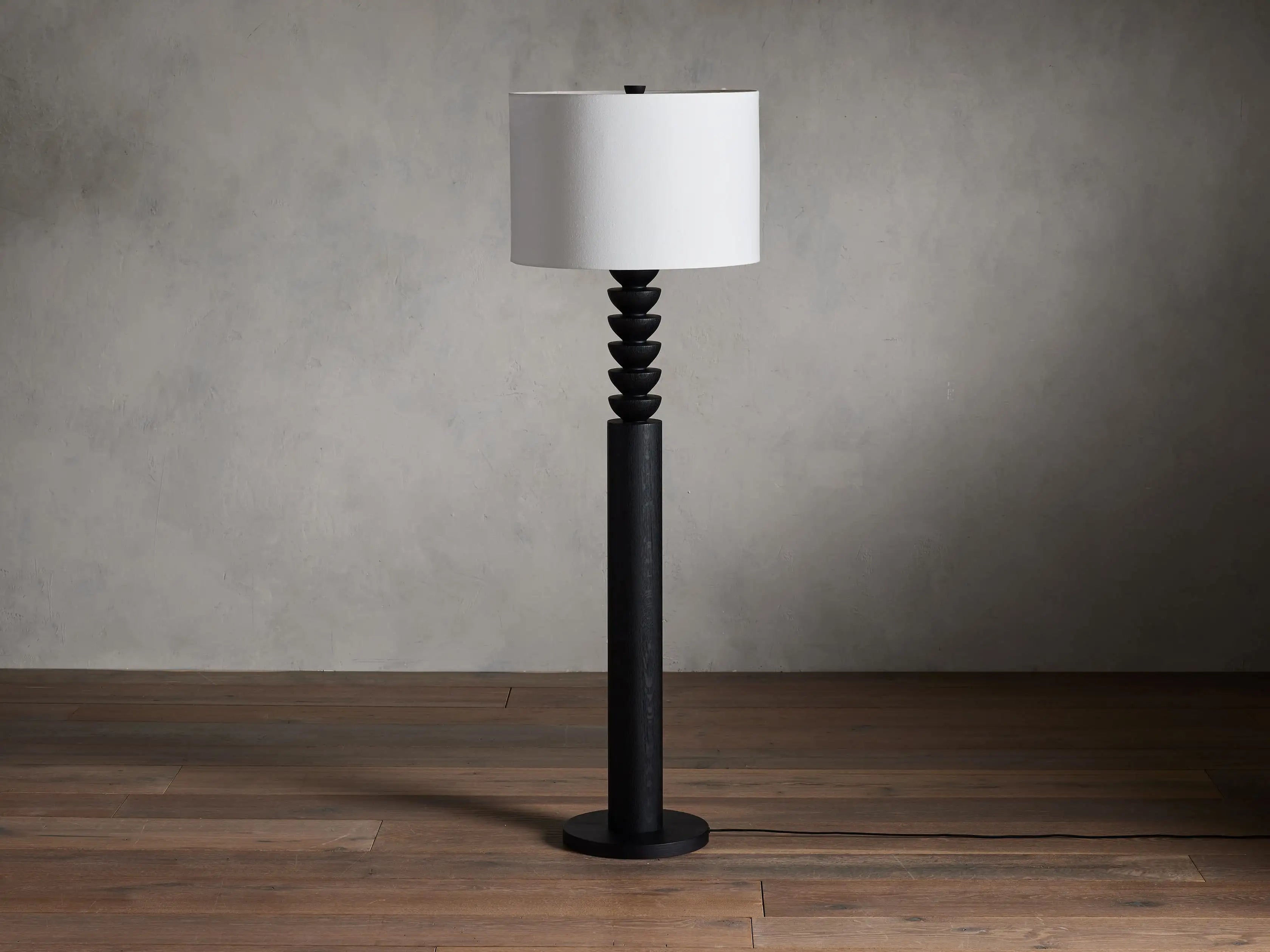 Lathe Floor Lamp