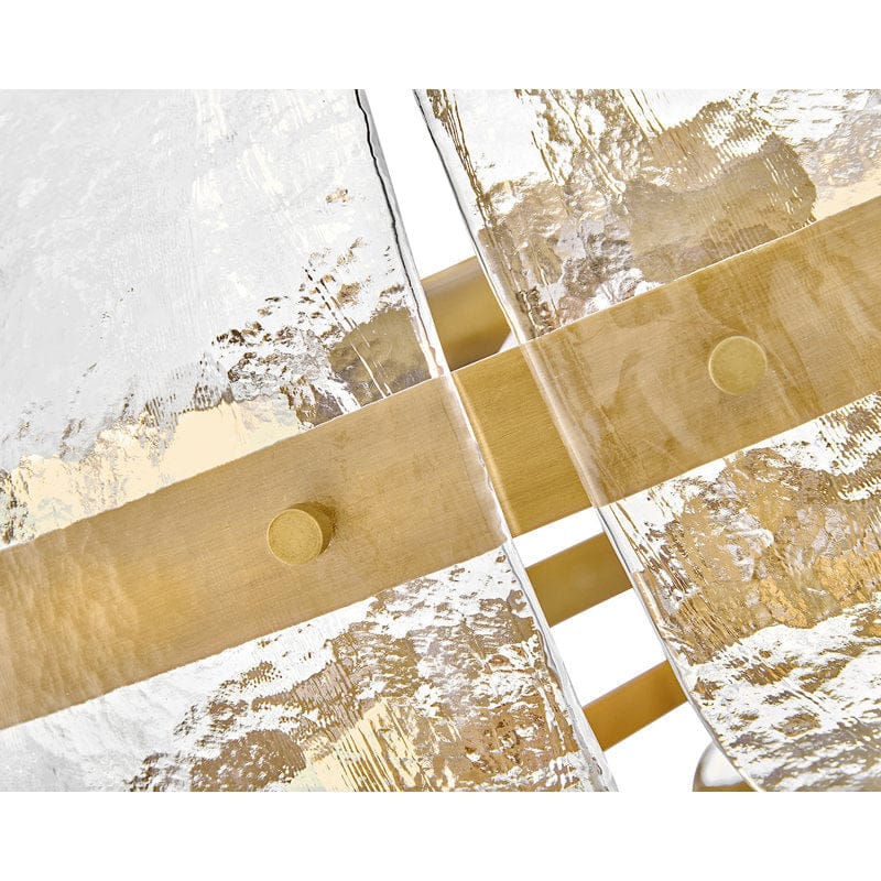 Lillia 9 - Light Steel Dimmable Chandelier