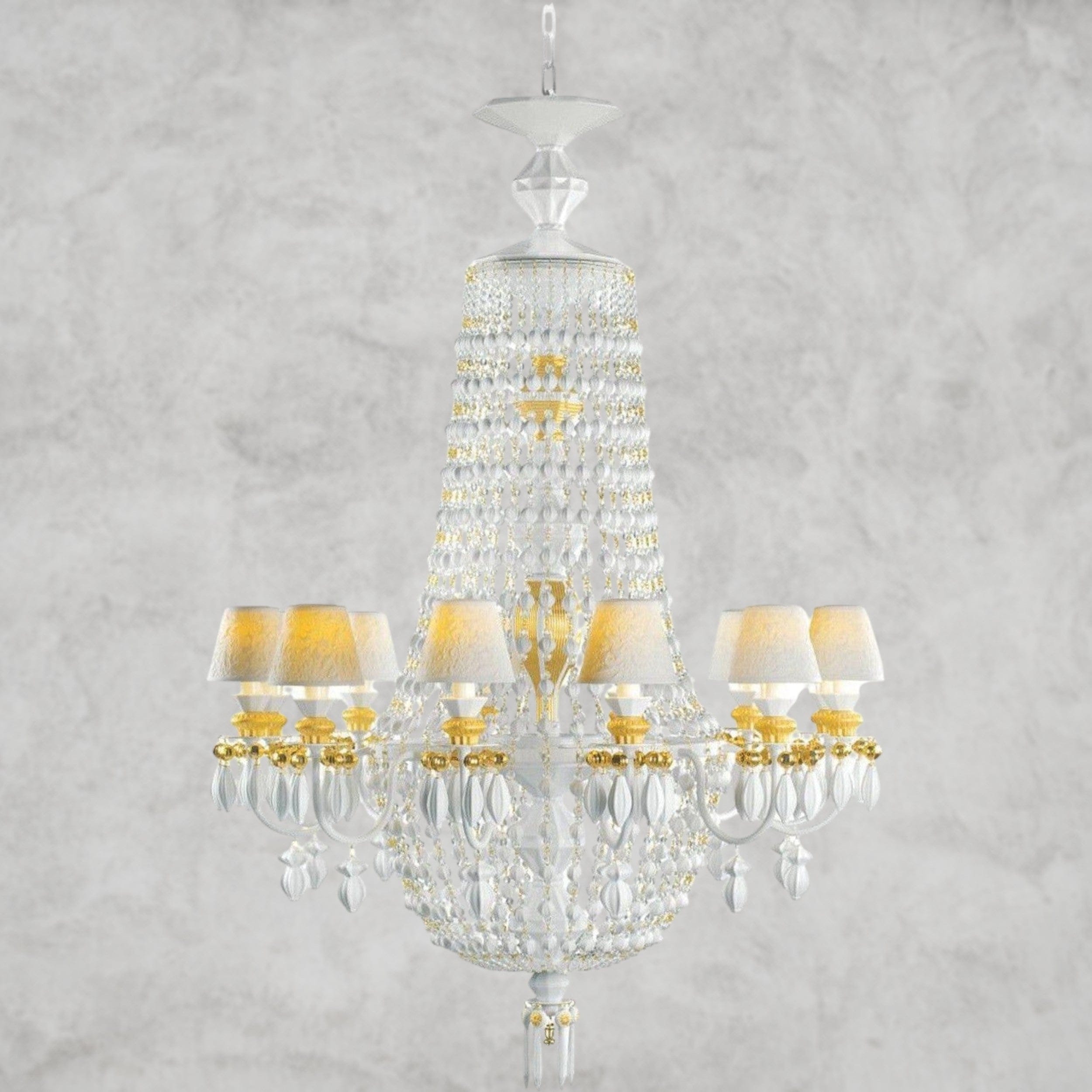 Lladro Winter Palace 12-Lights Chandelier