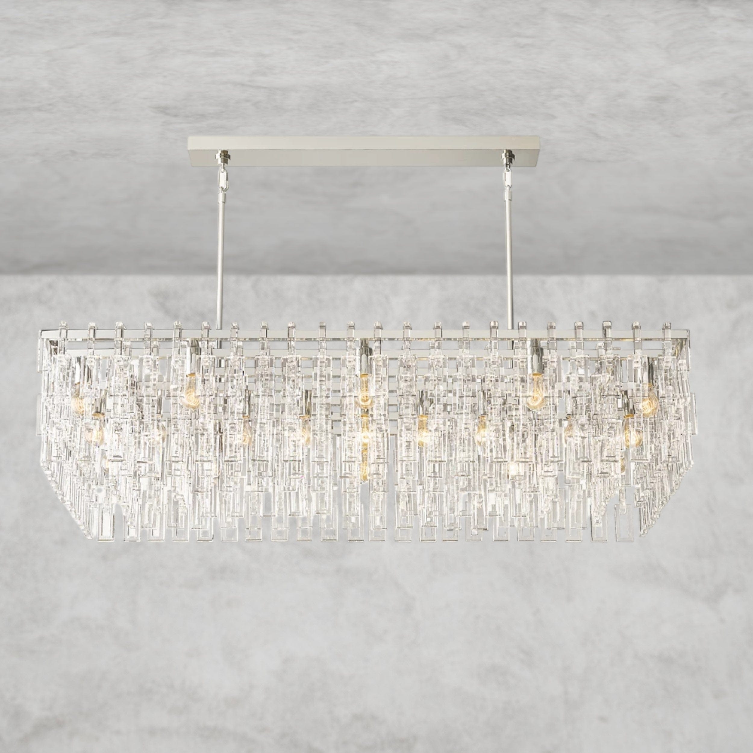 Marignan Rectangular Chandelier 60"