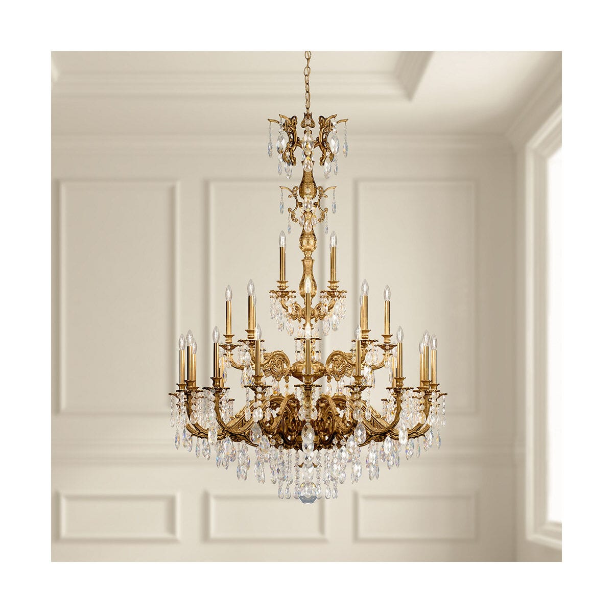 Milano 28-light Crystal Chandelier 50"