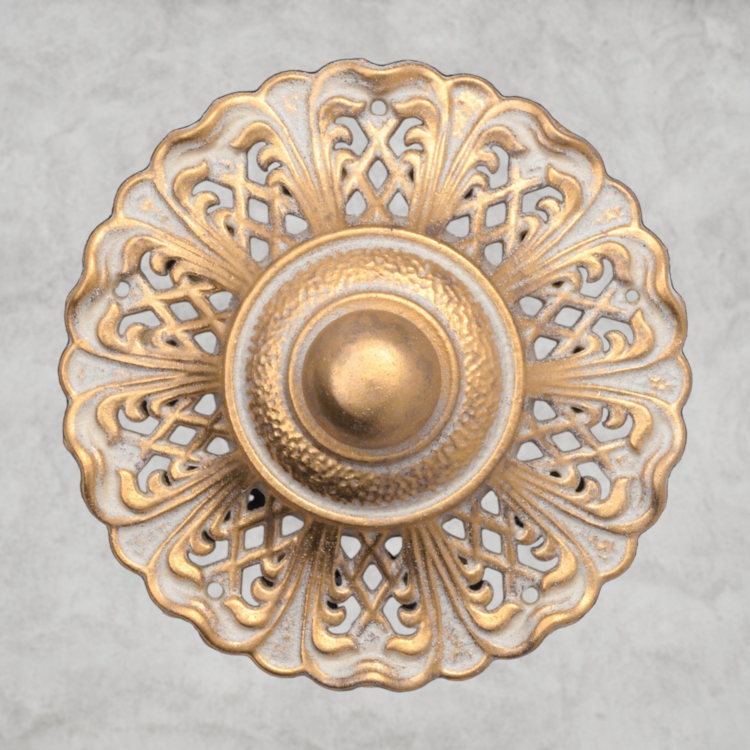 Parchment Gold / Clear Heritage Crystal Milano Chandelier 24"