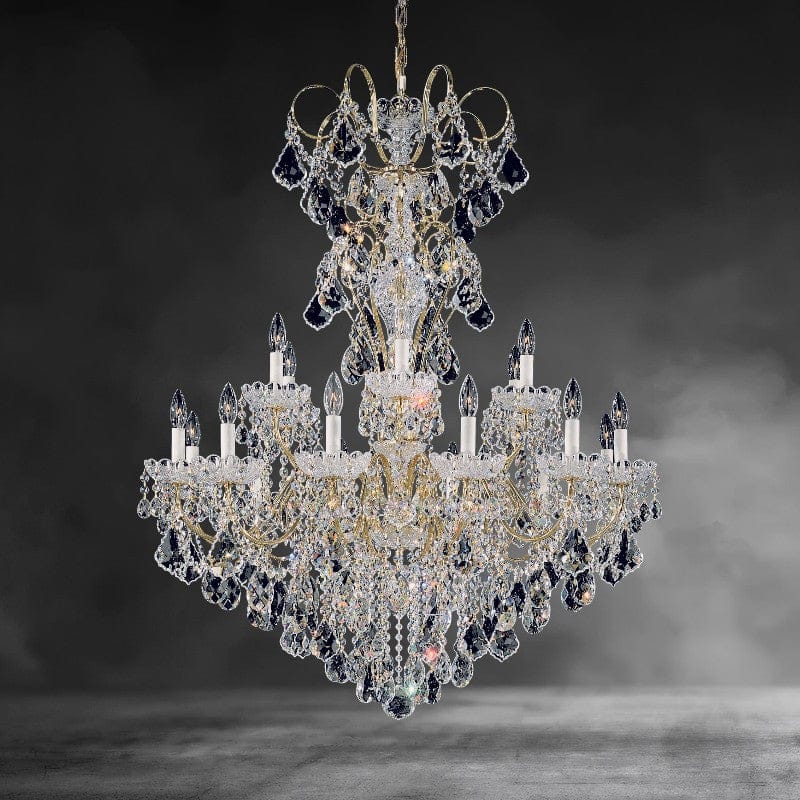Heirloom Gold / Heritage Crystal New Orleans Chandelier 36“