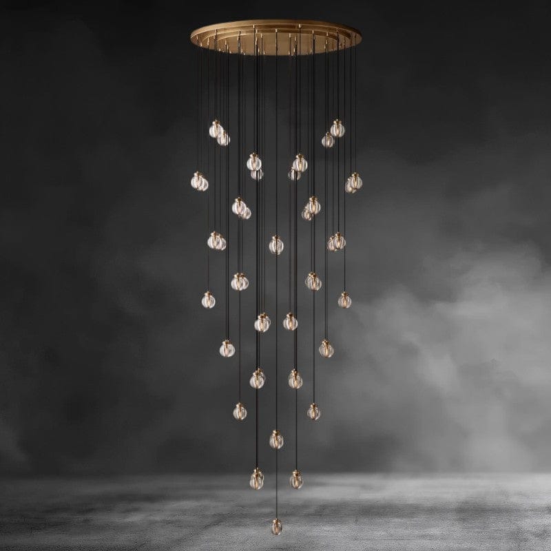 Pearl Round Chandelier 38", 48", 60"