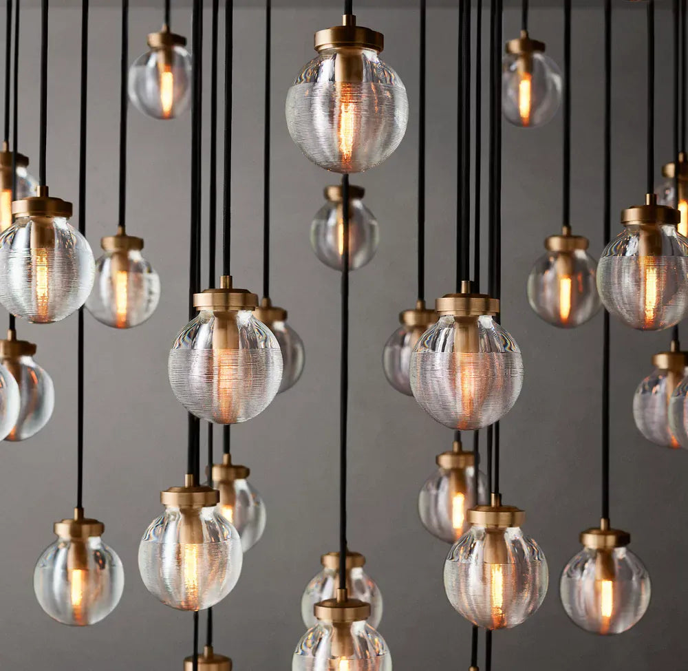 Pearl Round Chandelier 38", 48", 60"