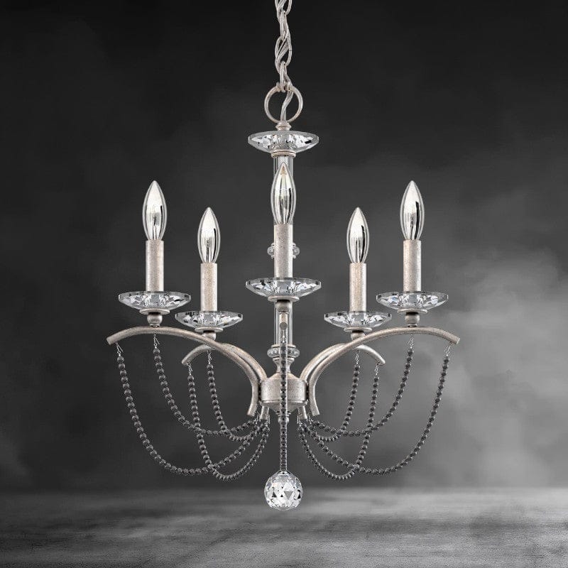 Priscilla Crystal Candlestick Chandelier 18"