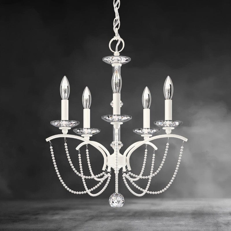 Priscilla Crystal Candlestick Chandelier 18"