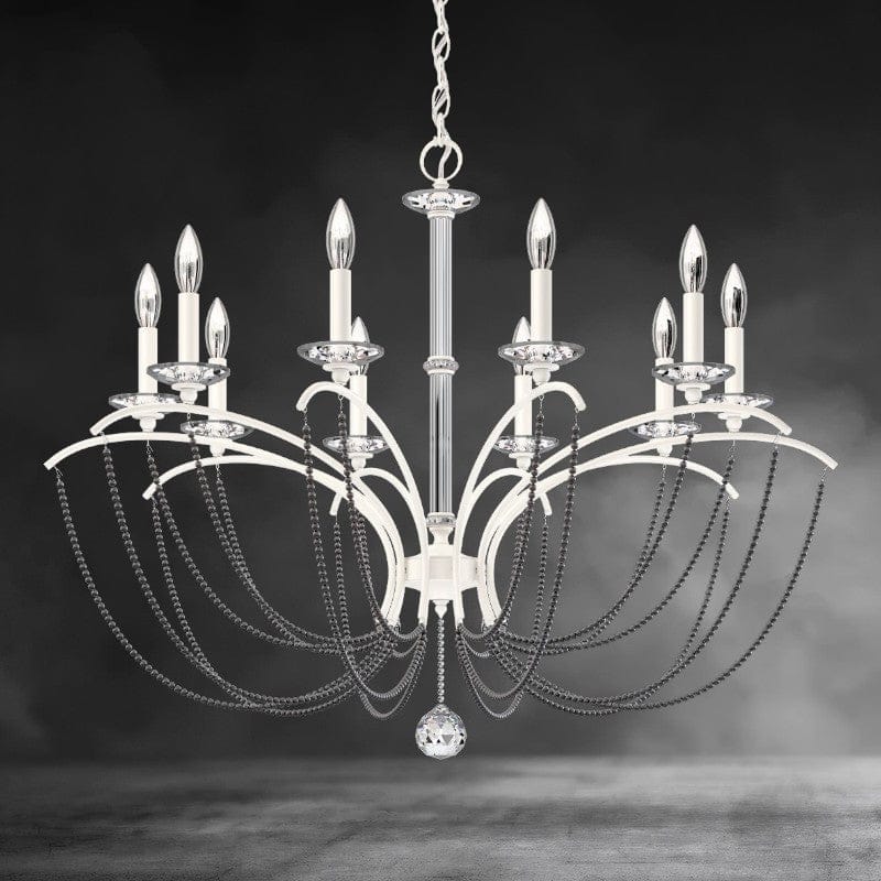Priscilla Crystal Candlestick Chandelier 36"