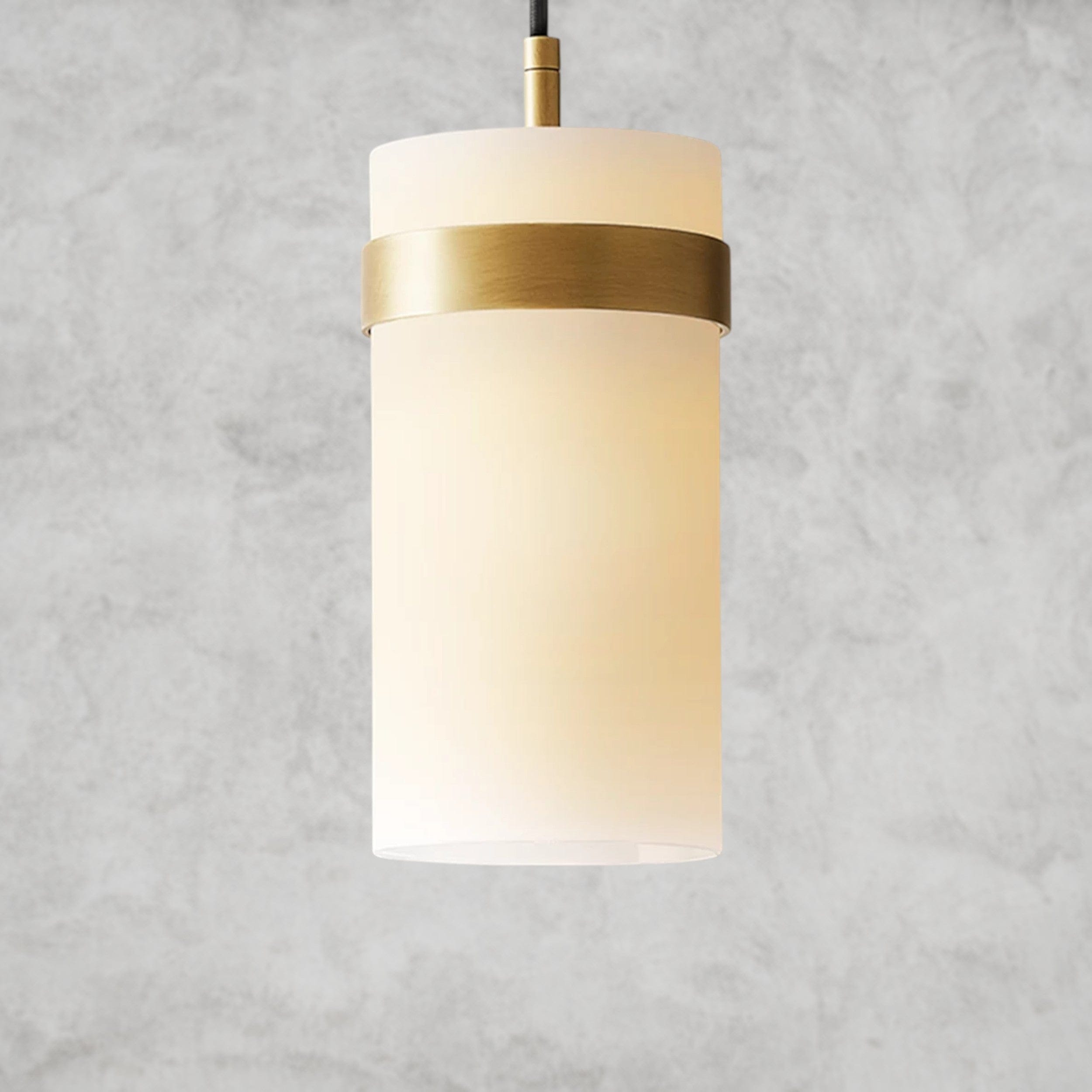 Ravelle Milk Glass Pendant 5", 8", 10", 12"